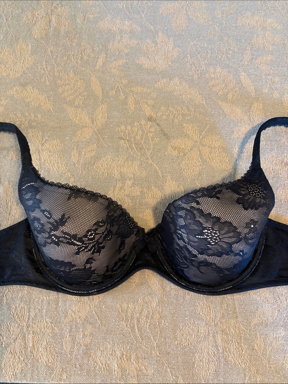Body By Victoria lined Demi Bra Black Lace